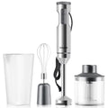 Hand Immersion Blender 1000W Powerful 4-In-1,Stainless Steel Stick Food Mixer,700Ml Mixing Beaker,500Ml Processor,Whisk