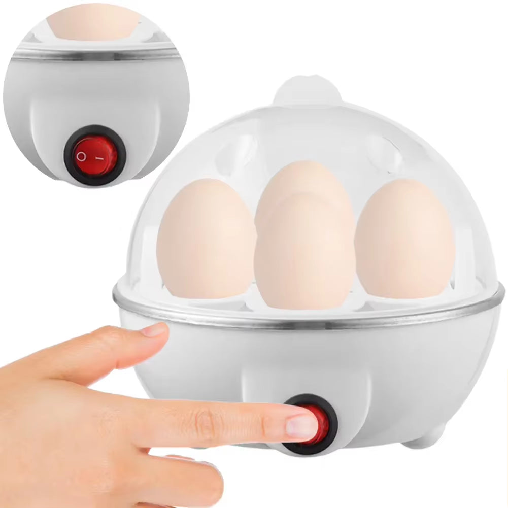 Egg Cooker Auto Shut-Off Smart Egg Maker Multi-Functional Egg Poacher Electric Egg Boiler for Hard Soft Boiled Eggs