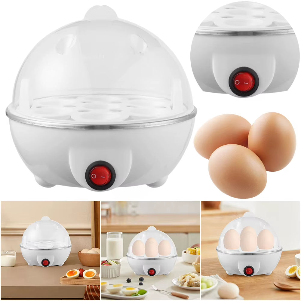 Egg Cooker Auto Shut-Off Smart Egg Maker Multi-Functional Egg Poacher Electric Egg Boiler for Hard Soft Boiled Eggs