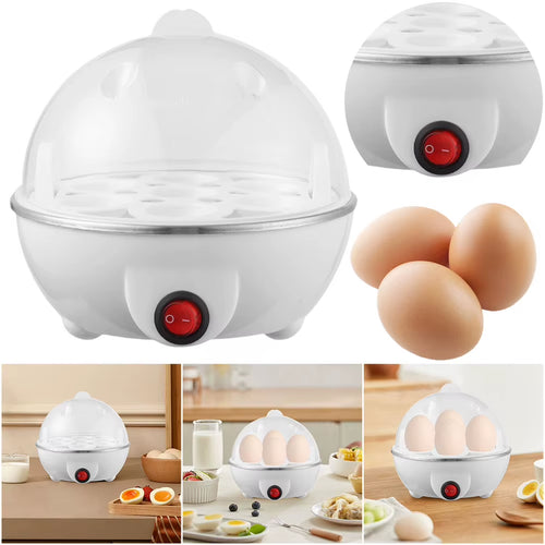 Egg Cooker Auto Shut-Off Smart Egg Maker Multi-Functional Egg Poacher Electric Egg Boiler for Hard Soft Boiled Eggs